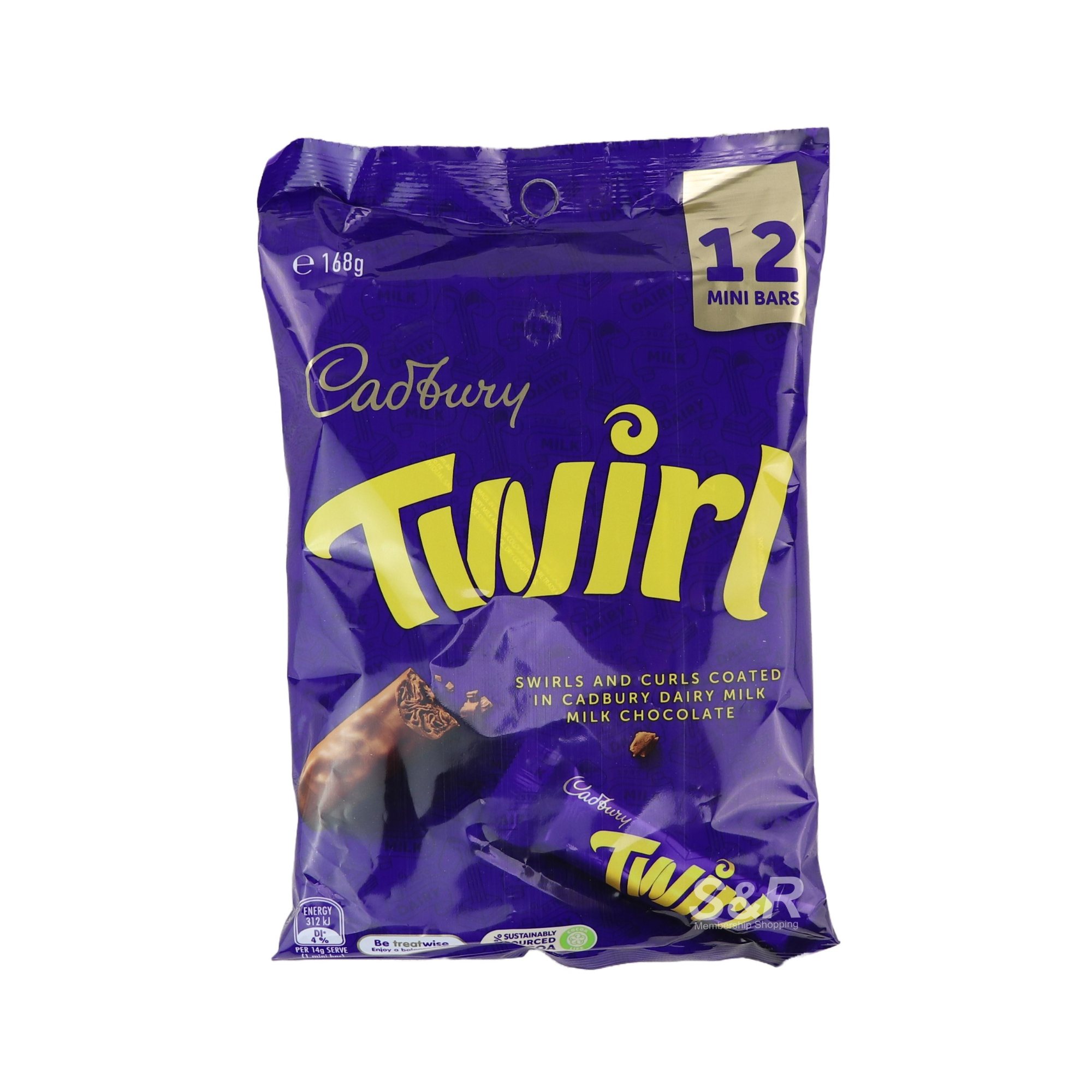Cadbury Twirl Chocolate Bars (14g x 12pcs)